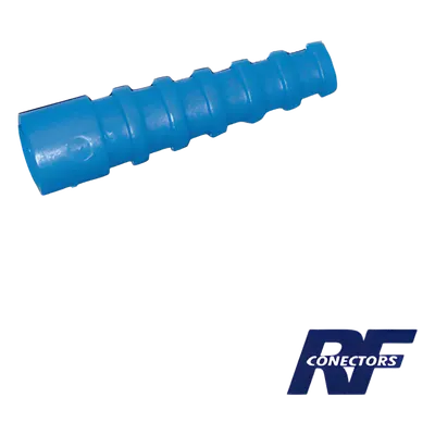 Soporte de Alivio de Tensión / Compatible con RG-58/U, RG-142/U, LMR-195 / Ensamble Manual / Cuerpo Plástico Azul