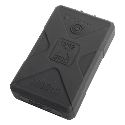 Batería de respaldo Li-Ion 12,000 mAh con cubierta plástica protectora y salida USB para cargar dispositivos inalámbricos