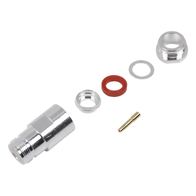 Conector coaxial N hembra RF Industries RFN-1024-1SI para LMR-400