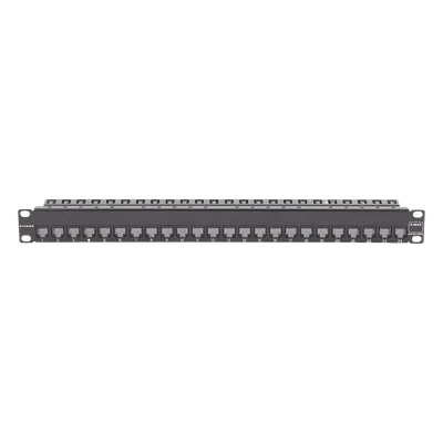 Patch panel blindado SIEMON Z6AS-PNL-24K de 24 puertos Cat 6A