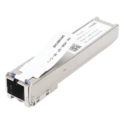 Módulo SFP GPON / Clase C++ / TX 1490 nm / RX 1310 nm / 2.488 Gbps TX / 1.244 Gbps RX / SC/PC Simplex / 20 km