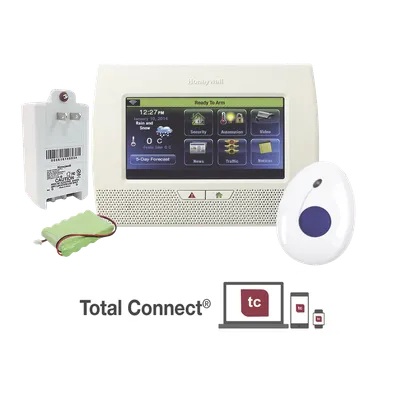 Panel de alarma / pantalla táctil color 7" / Wi-Fi y Z-Wave / AlarmNet y Total Connect / botón de pánico con detección de caídas