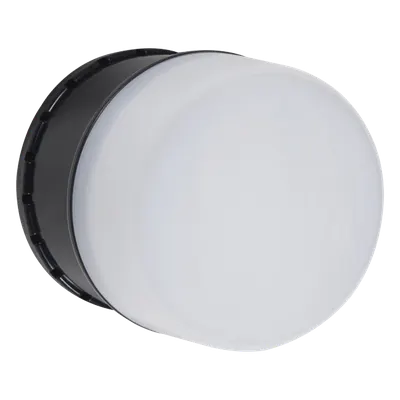 Microcontrolador de Alarma Audiovisual / Sirena 105 dB / LED Estroboscópico / IP66 / 32 Tonos / 8 Patrones / Color Blanco