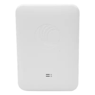 Access Point WiFi cnPilot e500 para exterior, IP67 grado industrial, Filtros para coexistencia con redes LTE, doble banda, antena omidireccional y puerto PoE secundario