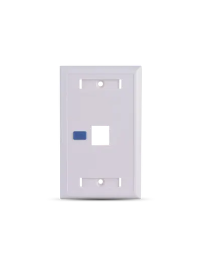 Placa de pared SAXXON A175-1E vertical con un puerto Keystone