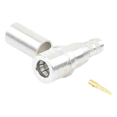 Conector RF Coaxial / QMA Macho / Anillo Plegable / 50 Ω / 0-6 GHz / 335 VRMS / RG-8/X, LMR-240