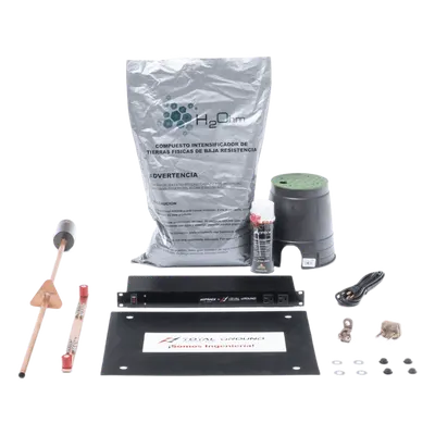 Kit de tierra física TOTAL GROUND KIT-VARI-SITE para telecomunicaciones