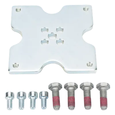 Placa para Eje de Motorreductor / Eje 20 mm / Acero Resistente / Montaje Rápido / Compatible GT4-GX4-GGT40AGS