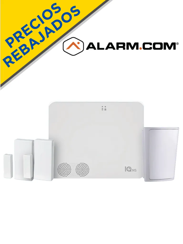 Sistema de alarma QOLSYS IQNS PACK con sensores inalámbricos PowerG