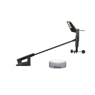 Sensor de viento inalámbrico / Bluetooth / IPX7 / 0.25-50 m/s (0.5-97 kt) / Precisión ±0.5° / Panel solar