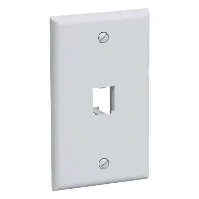 Placa de pared PANDUIT CFP1WH para un módulo Mini-Com