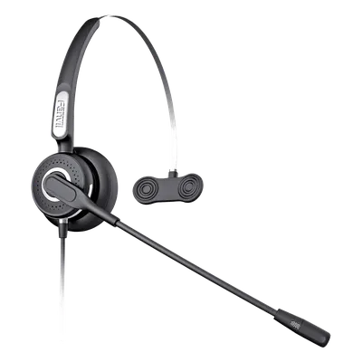 Diadema Con Tecnología AntiShock Para Teléfonos IP FANVIL Y Polycom Micrófono de Cancelación de Ruido y Cable Resistente a Jaloneos