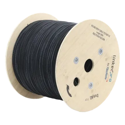 Cable de fibra óptica aérea LINKEDPRO RDC1FOG657A2/2KM, 1 hilo