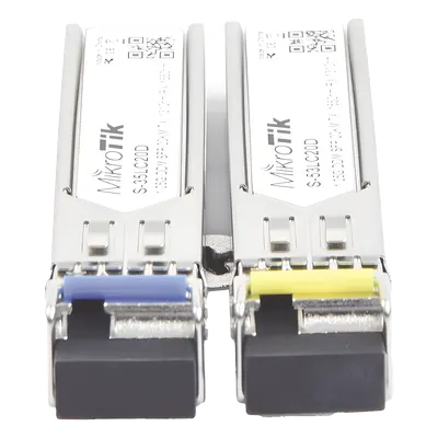 Transceptor SFP MikroTik S-3553LC20D monomodo de 20 km con WDM