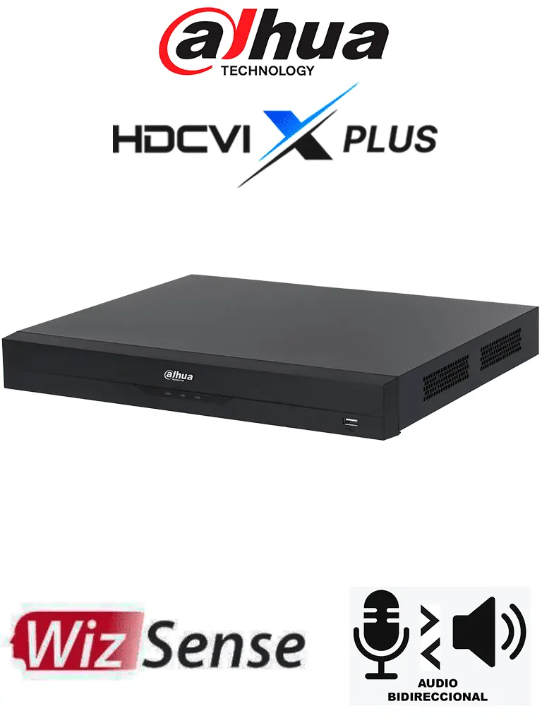 DVR Dahua DH-XVR5232AN-4KL-I3/T de 32 canales con grabación 4K