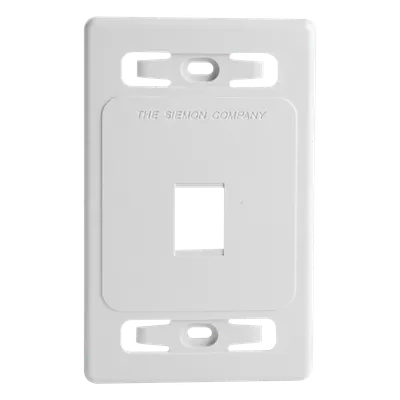 Placa de pared modular SIEMON MX-FP-S-01-02 de una salida