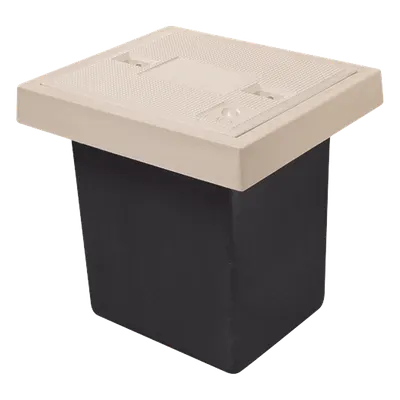 Registro de Telecomunicaciones / 1 Tapa / Resistencia 2.5 Toneladas / Uso Peatonal / Tapa 59.5x59.5 cm / Impermeable