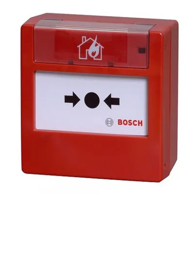 Pulsador de Alarma de Incendio BOSCH FMC-420RW-GSGRD con cristal y activación directa