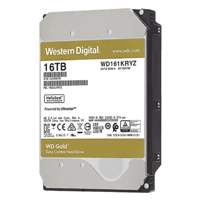 Disco Duro Enterprise / 16TB / SATA III 6Gb/s / 7200 RPM / HelioSeal / 2.5M horas MTBF / 6.5W