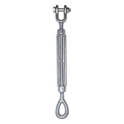 Tensor Ojo-Quijada / Acero Forjado / 1/2" x 12" / Galvanizado Inmersión en Caliente / Carga 2200 lbs