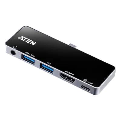 Dock USB-C ATEN UH3238 para viajes con HDMI 4K a 60 Hz