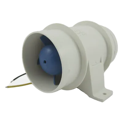 Soplador de aire / 3 pulgadas (76 mm) / 24 VCC / 135 CFM / 1.7 A / Motor sellado / USCG 183.410
