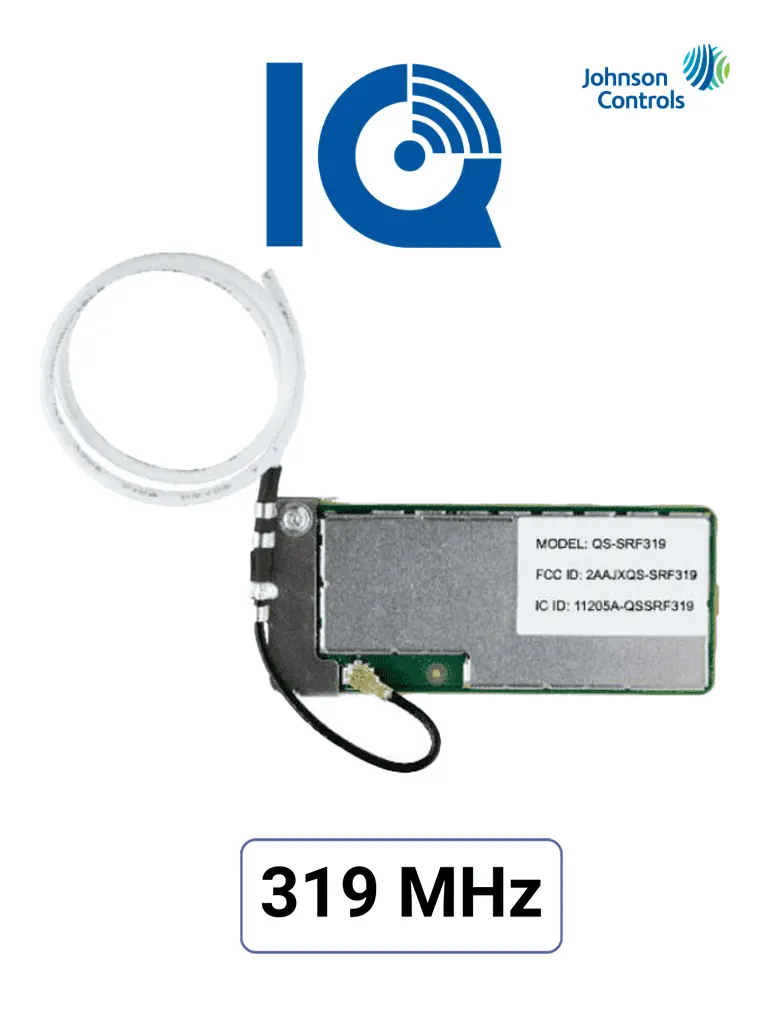IQCard 319 MHz -  Permite retomar instalaciones que utilizan sensores en 319MHz y actualizar el sistema con los nuevos paneles IQ panel de 4ta generación