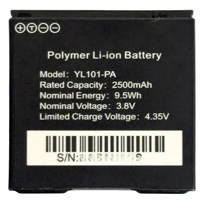 Batería de Respaldo / 2500 mAh / 3.8 VCC / Litio de Alta Densidad / 40 x 40 x 14 mm (XMRX5V2BATTERY)