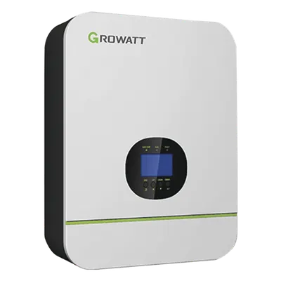 Inversor cargador GROWATT SPF3000TLLVM48P de 3 kW para sistemas solares