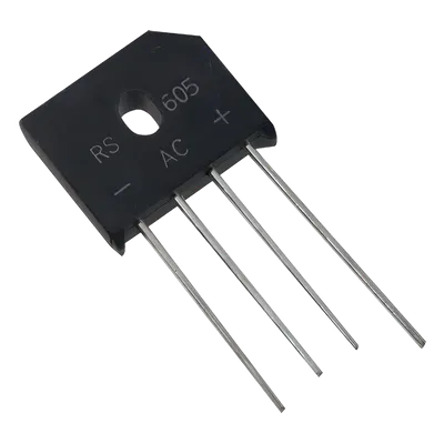 Puente Rectificador / 6 A / 600 V PIV / 420 V RMS / Silicio / -55°C a +150°C