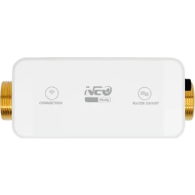Válvula Inteligente de Agua / Medición Ultrasónica / Wi-Fi y Bluetooth 5.0 / Rosca G1-1/4 BSPP / Adaptador DN25 / IPX7 / 12 s