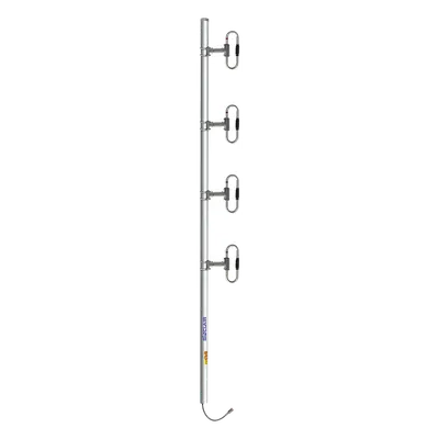 Antena Base / 4 Dipolos / 370-460 MHz / 8.5 dBd / 90 MHz BW / 200 W / N Macho / Tilt 0-10° / 2.5 m / 10.44 kg