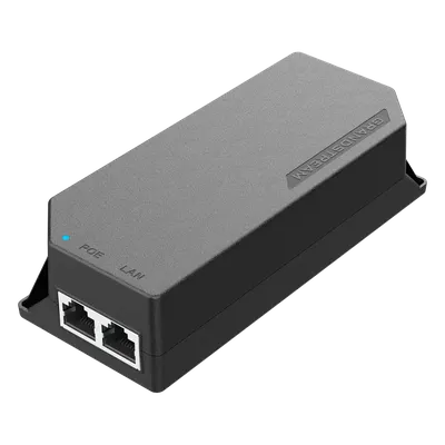 Inyector PoE / MultiGigabit 2.5Gbps / 60W IEEE 802.3bt / 100~240VAC / 54VDC / 0°C a 45°C / Certificado FCC CE RCM IC