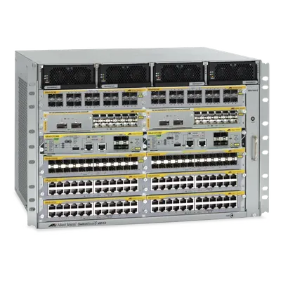 Chasis de Switch Blade / 12 Ranuras / 2 Controladores + 10 Línea / 184 Gbps / Hot-Swap / 6.56 ft (2 m) Rack