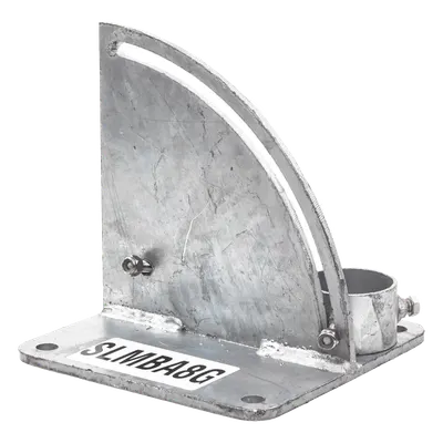 Base para Mástil / Ajuste de Ángulo 0° a 60° / Acero Galvanizado / Mástil 1