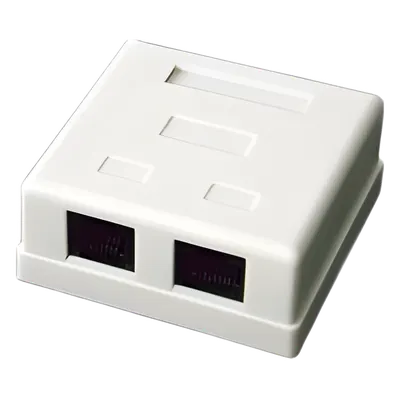 Caja de pared LINKEDPRO LP-WP-6035 Cat5e con dos puertos UTP