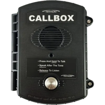 Callbox Inalámbrico / UHF 450-470 MHz / 2 W / Alcance 1 Milla / Policarbonato de Alto Impacto / PTT Programable