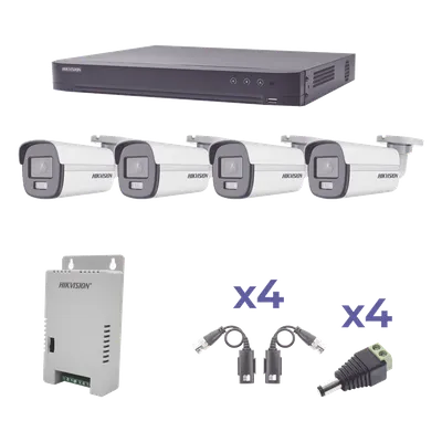 Kit de videovigilancia Hikvision KH1080P4BC con 4 cámaras ColorVu 1080p