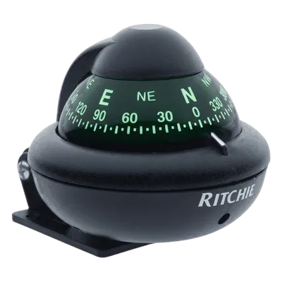 Brújula marina RITCHIE X-10B-M con dial de 2 pulgadas e iluminación verde