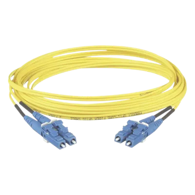 Jumper de fibra óptica PANDUIT F92ELLNLNSNM003 OS2 LC dúplex, 3 m