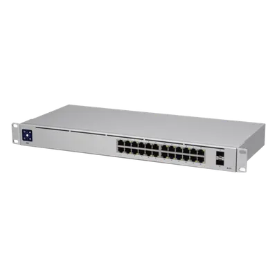 Switch Gigabit Ubiquiti USW-24 de 24 puertos con pantalla