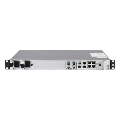 OLT GPON / 4 Puertos GPON C+ / 4 Puertos Uplink 10GE/GE / Hasta 256 ONTs / Switching 95 Gbit/s / Doble Fuente AC / 1 UR