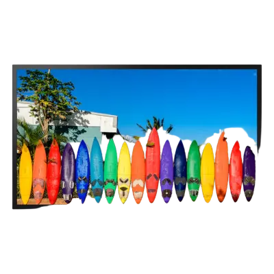 Pantalla LED para Escaparate / 46" / Full HD 1080p / 4000 nits / 24/7 / HDMI / LAN / VESA 400x400 / -30 a 50°C