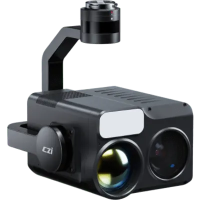 Cámara Dual Light C30N con IA, Visión Nocturna, Sensor Térmico 1K, Telémetro Láser 2 km, Zoom Óptico 25x, Puntero Láser Verde, Luz Auxiliar NIR, Compatible DJI M350/M400