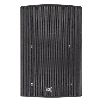 Bocina HiFi | PoE Ethernet IP | Altavoz de 2 vías | Potencia 12W | Protección IP66 | Color Negro