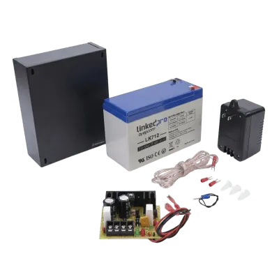 Fuente para control de acceso ELK PRODUCTS ELK12V1AK con batería de 7 Ah