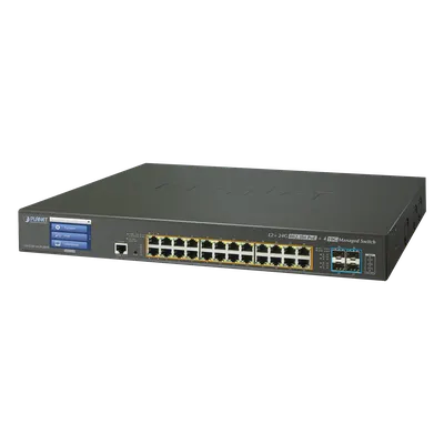 Switch Administrable L3 24 puertos 10/100/1000 Mbps c/Ultra PoE 400 Watts, 4 Puertos 10G SFP+