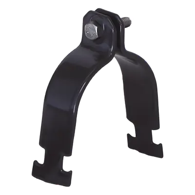 Abrazadera Unicanal / Recubrimiento PVC 40 mils / Acero Galvanizado / IK09 / 3/4" (19 mm)