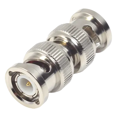Adaptador coaxial RF Industries RFB-1733 BNC macho a macho de 75 ohm
