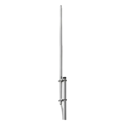Antena Base UHF / Fibra de Vidrio / 380-400 MHz / 3 dBi / 150W / 35' (89.90 cm) / Resistencia Viento 125 mph (200 kph)